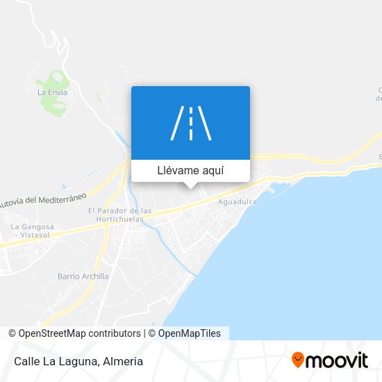 Mapa Calle La Laguna