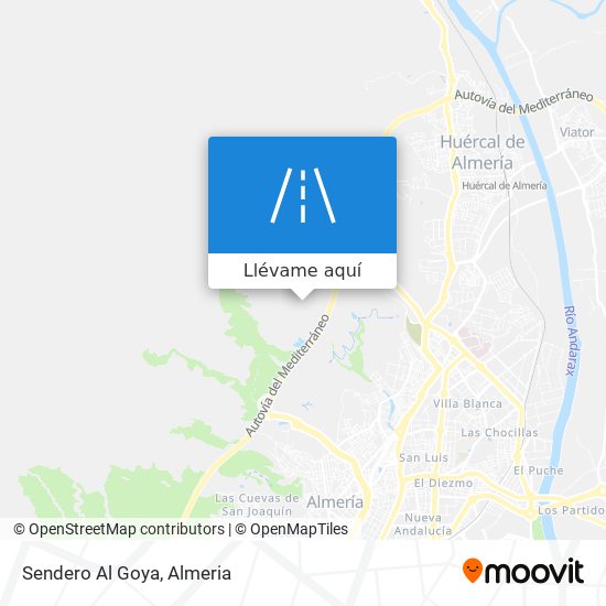 Mapa Sendero Al Goya