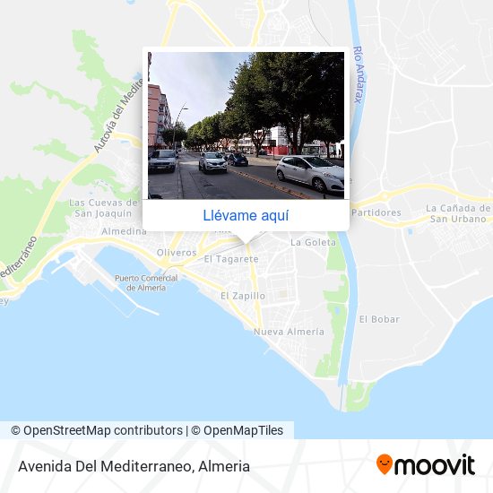 Mapa Avenida Del Mediterraneo