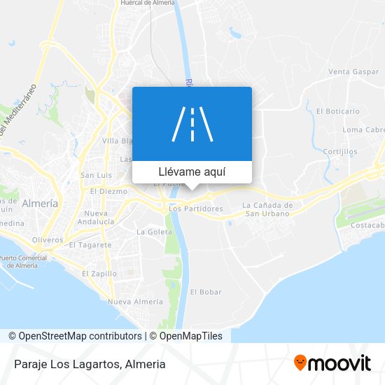Mapa Paraje Los Lagartos