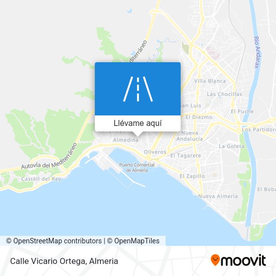 Mapa Calle Vicario Ortega