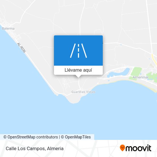 Mapa Calle Los Campos