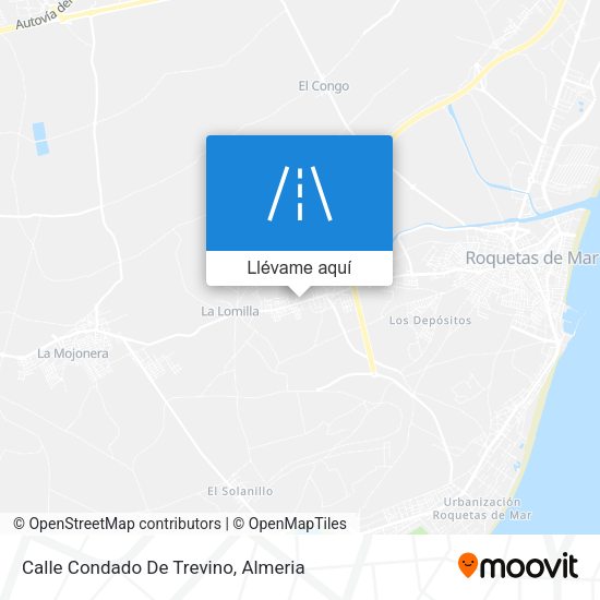 Mapa Calle Condado De Trevino