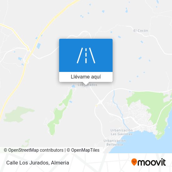 Mapa Calle Los Jurados