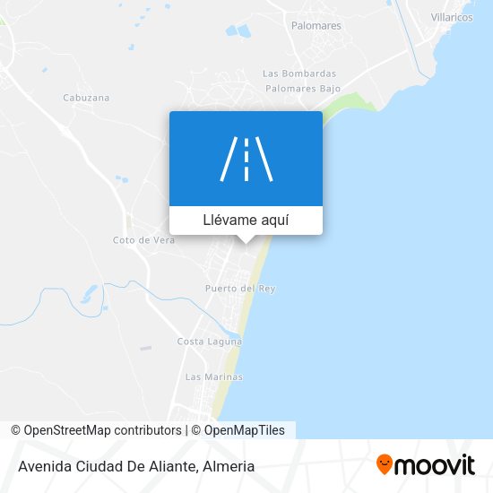 Mapa Avenida Ciudad De Aliante