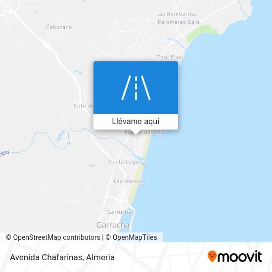 Mapa Avenida Chafarinas