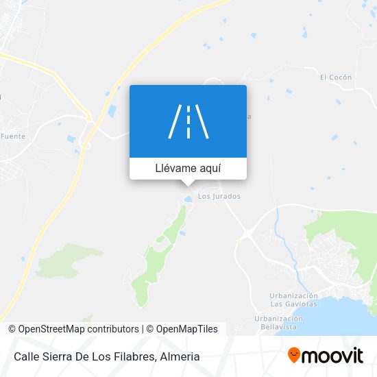 Mapa Calle Sierra De Los Filabres