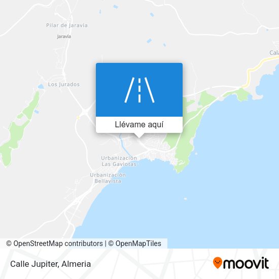 Mapa Calle Jupiter