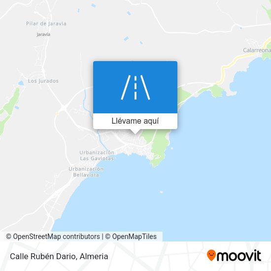 Mapa Calle Rubén Dario