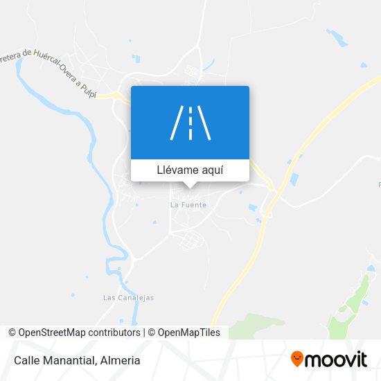 Mapa Calle Manantial