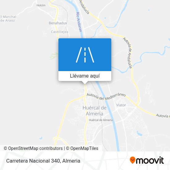 Mapa Carretera Nacional 340