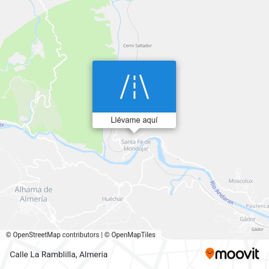 Mapa Calle La Ramblilla