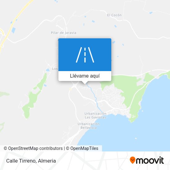 Mapa Calle Tirreno