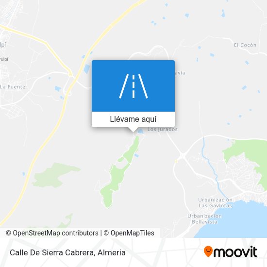Mapa Calle De Sierra Cabrera