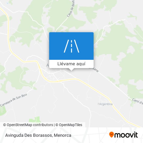 Mapa Avinguda Des Borassos