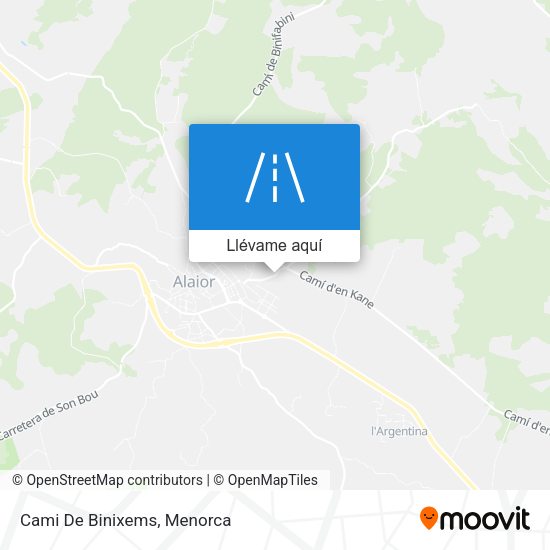 Mapa Cami De Binixems