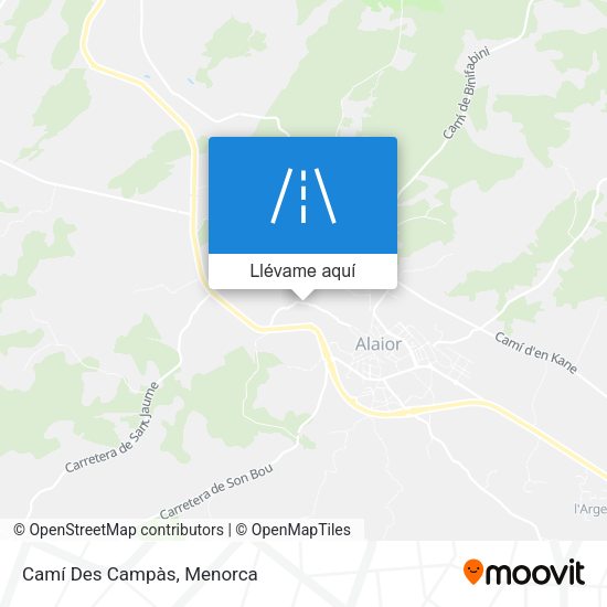 Mapa Camí Des Campàs