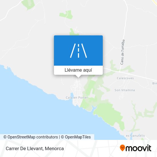 Mapa Carrer De Llevant
