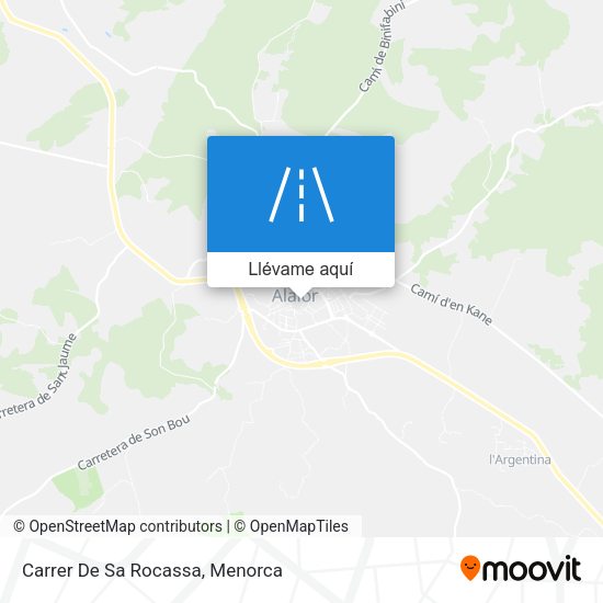 Mapa Carrer De Sa Rocassa