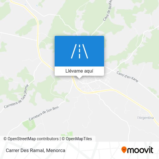 Mapa Carrer Des Ramal