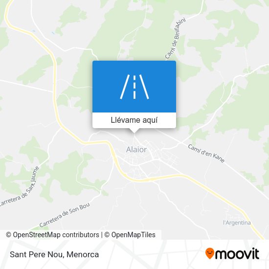 Mapa Sant Pere Nou