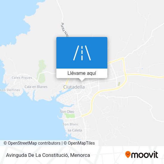 Mapa Avinguda De La Constitució