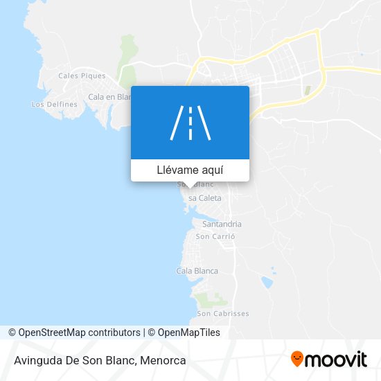 Mapa Avinguda De Son Blanc