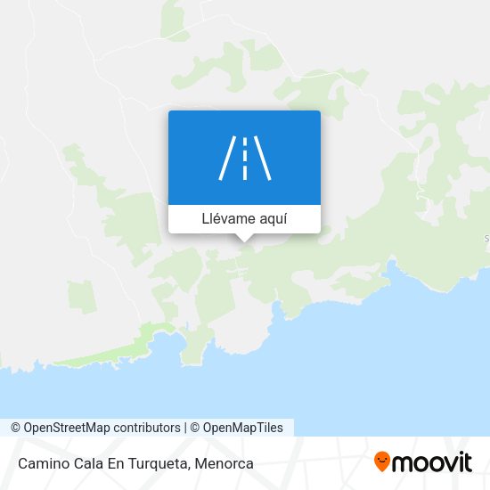 Mapa Camino Cala En Turqueta