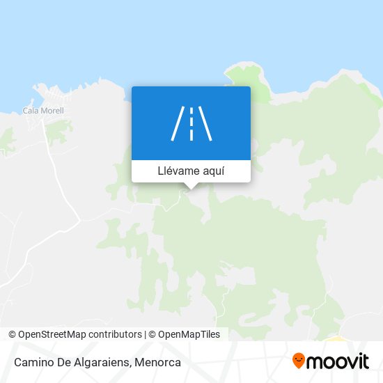 Mapa Camino De Algaraiens
