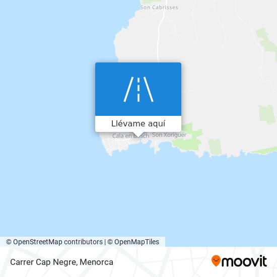 Mapa Carrer Cap Negre