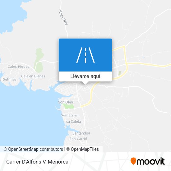Mapa Carrer D'Alfons V