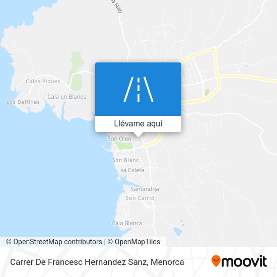 Mapa Carrer De Francesc Hernandez Sanz