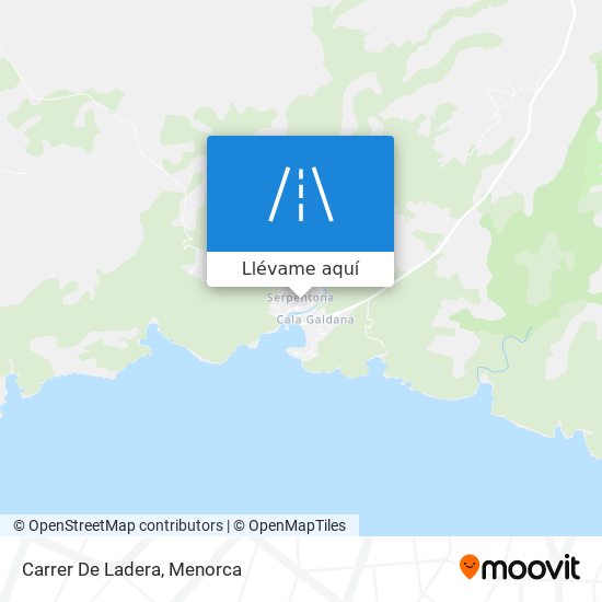 Mapa Carrer De Ladera