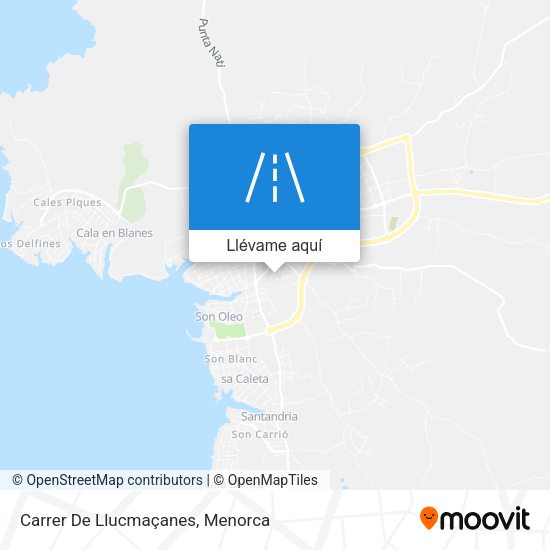 Mapa Carrer De Llucmaçanes