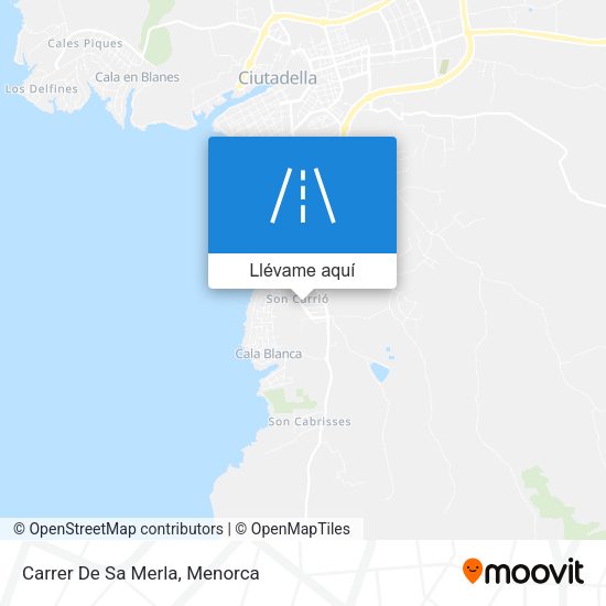 Mapa Carrer De Sa Merla