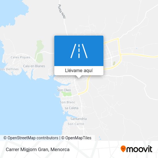 Mapa Carrer Migjorn Gran