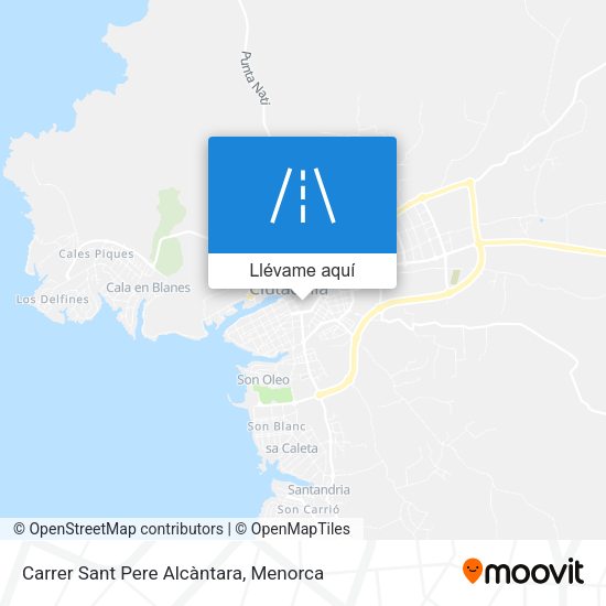 Mapa Carrer Sant Pere Alcàntara