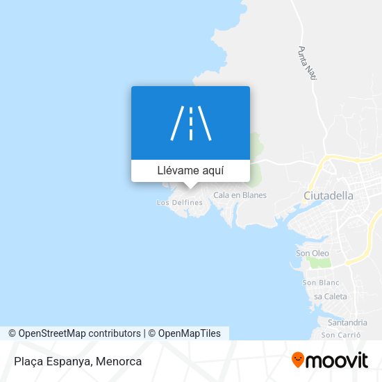 Mapa Plaça Espanya