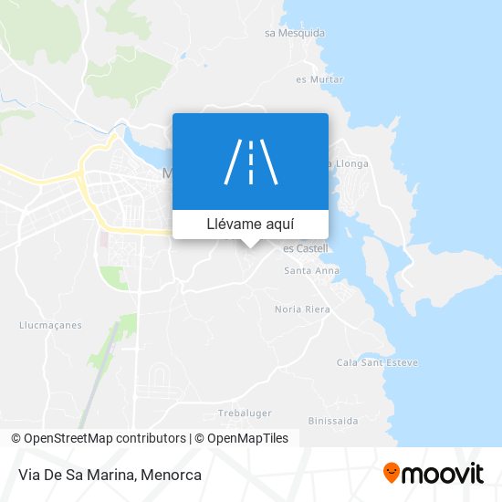 Mapa Via De Sa Marina