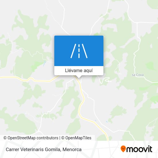 Mapa Carrer Veterinaris Gomila