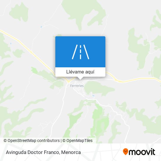 Mapa Avinguda Doctor Franco