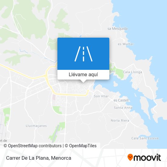 Mapa Carrer De La Plana