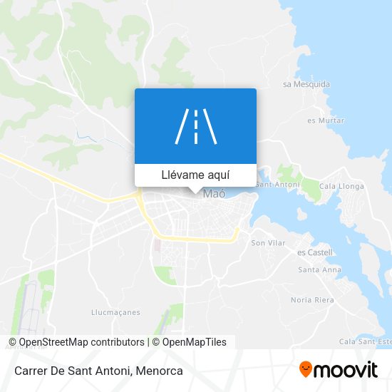 Mapa Carrer De Sant Antoni