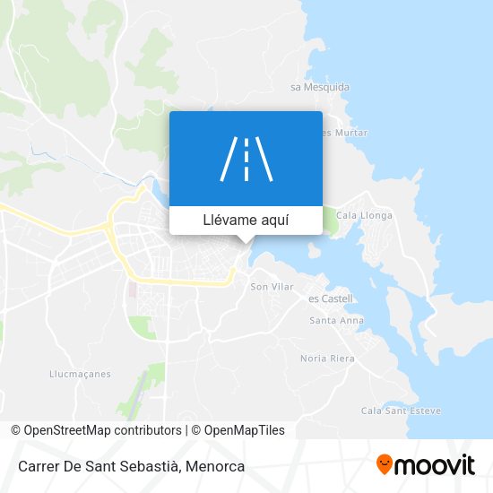 Mapa Carrer De Sant Sebastià