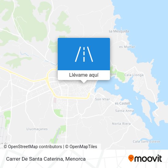 Mapa Carrer De Santa Caterina
