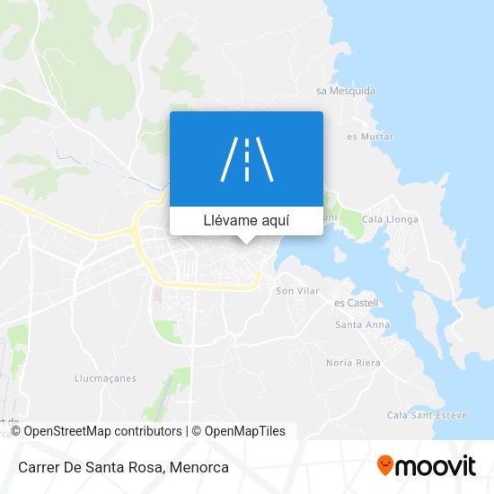 Mapa Carrer De Santa Rosa