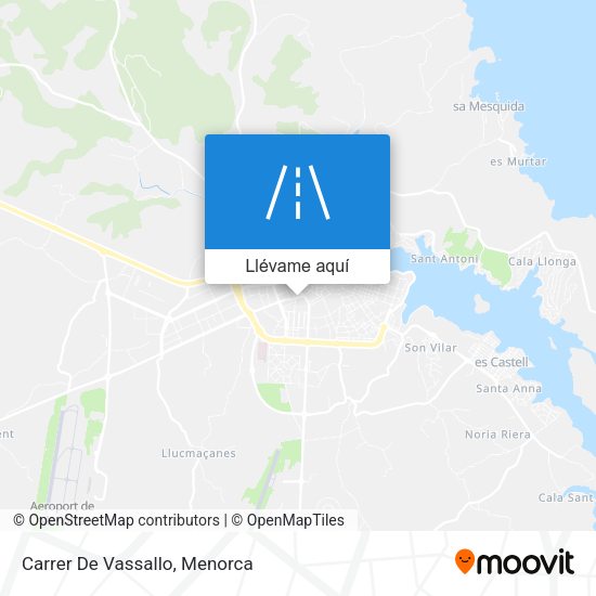 Mapa Carrer De Vassallo