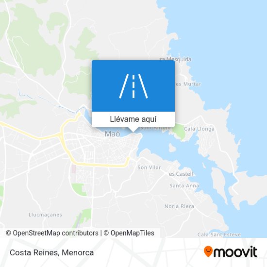Mapa Costa Reines
