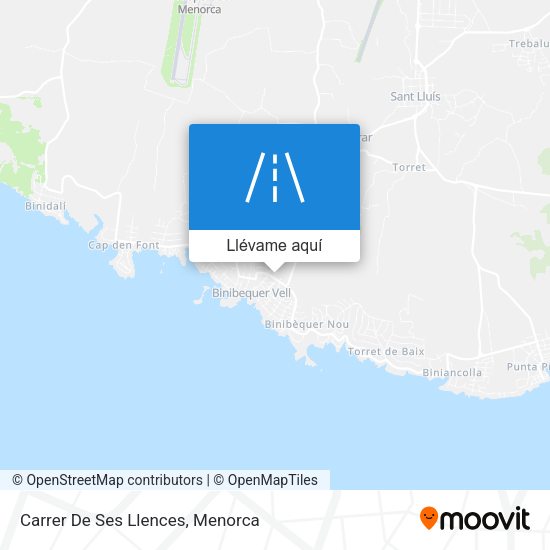 Mapa Carrer De Ses Llences