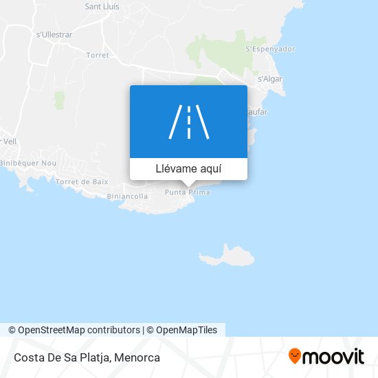 Mapa Costa De Sa Platja